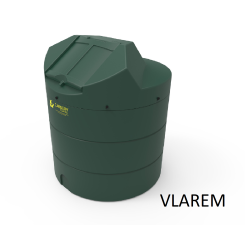 Dieseltank Carbery Vlarem premium 1.350 ltr verticaal