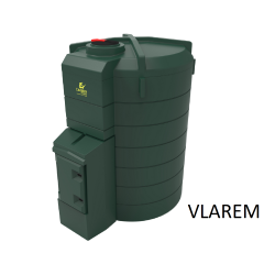 Dieseltank Carbery Vlarem premium 10.000 ltr verticaal