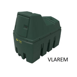 Dieseltank Carbery Vlarem premium 2.500 ltr horizontaal