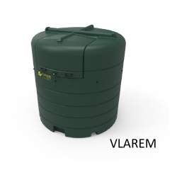 Dieseltank Carbery Vlarem premium 2.500 ltr verticaal
