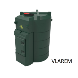 Dieseltank Carbery Vlarem premium 3.000 ltr verticaal
