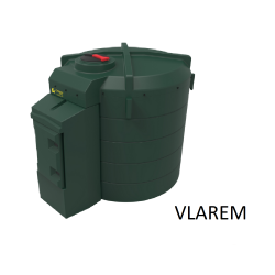Dieseltank Carbery Vlarem premium 6.000 ltr verticaal