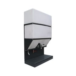 Olieopslagunit 300 liter met lekbak wandmodel
